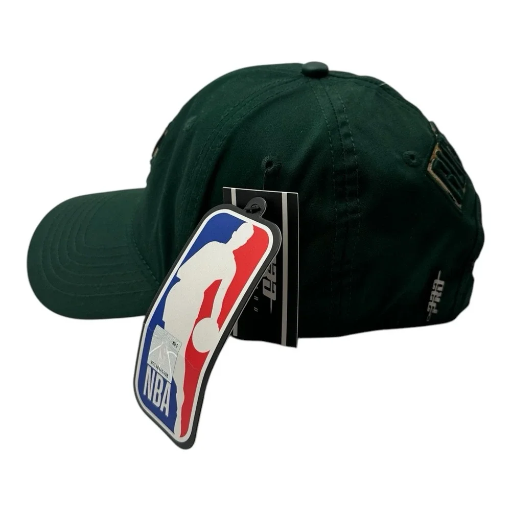 Pro Standard Milwaukee Bucks Hat Cap Strapback Adjustable Green Leopard Cheetah‎